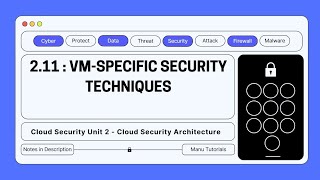 2.11 - VM-Specific Security Techniques | Cloud Security Explained Simply