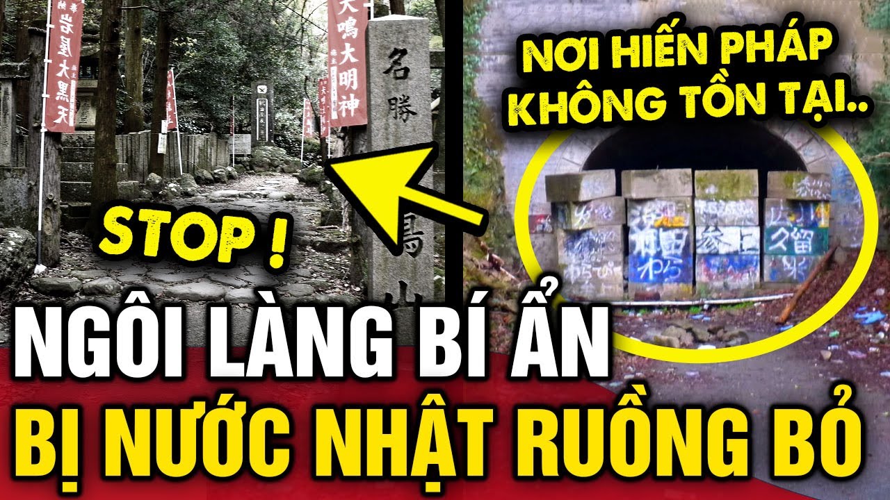 Khám phá NGÔI LÀNG TỬ KHÍ, nơi bị chính phủ Nhật Bản KHÔNG CÔNG NHẬN trên bản đồ | Tin 3 Phút