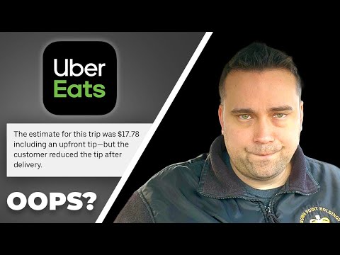 Did I Screw Up? Tip Baited & Bad Rating On Uber Eats
