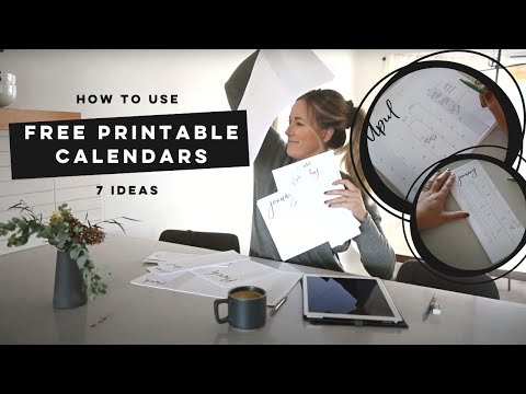 ᐈ How To Make A Free Printable Calendar: A Complete Beginner's Guide
