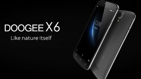 Doogee X6 unboxing  2016