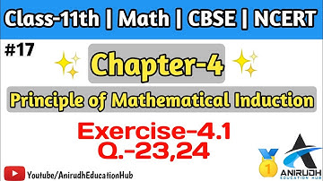 Question-23,24 of exercise 4.1 | chapter 4 of class 11th math | PMI | NCERT | CBSE