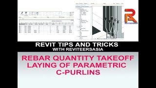 BPD ST  Rebar quantity takeoff and parametric purlin layout