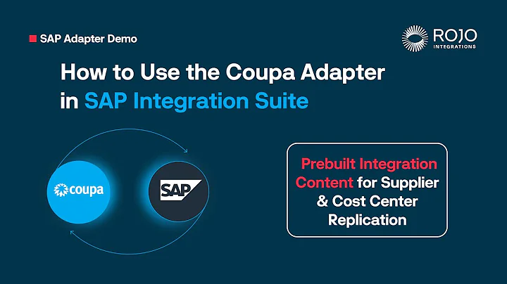 How to Use the Coupa Adapter in SAP Integration Suite | Pre-Built Integration Content