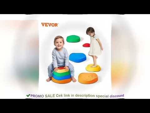 VEVOR 5PCS Balance Stepping Stones Montessori Children Toys Sensory Training Tactile Sensing for Kid