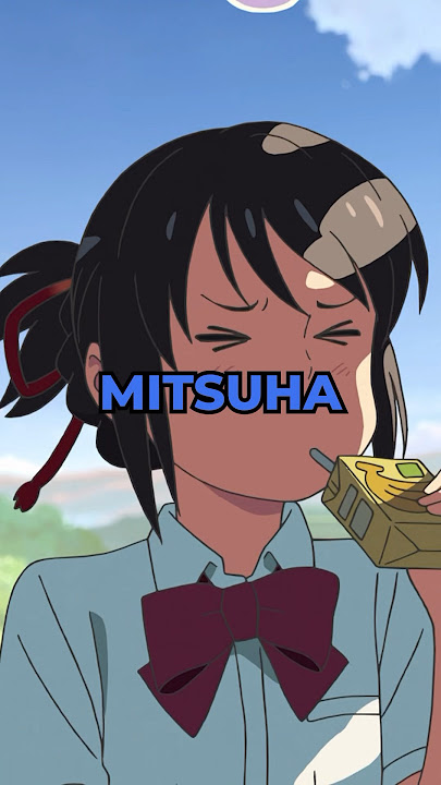 Did you notice this detail in Your Name about Mitsuha? #yourname #anime #romance