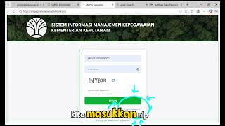 Cara Login di Simpeg Kehutanan