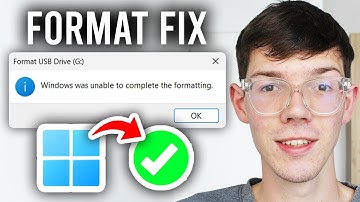 How To Fix Windows Was Unable To Complete Format - Step By Step