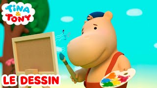 Nous dessinons avec Tina et Tony | Tina & Tony | Dessin animé