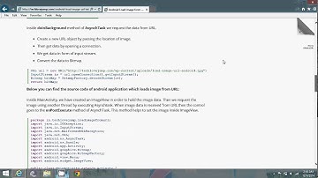 Android Load Image from URL (internet