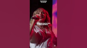 My Favorite Song From Each Taylor Swift Album | Glitched Swiftie | #shorts #taylorswift #noclowning