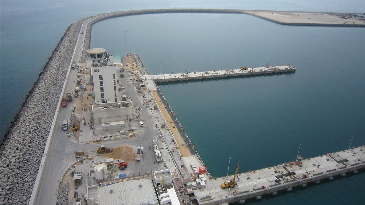 Qatar Ras  Laffan  Port  Expansion Project YouTube