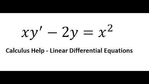 Calculus Help: Linear Differential Equations - Integrating Factor - xy