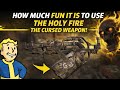 Holy Fire is the MOST FUN Weapon in Fallout 76 🔥 (Insane Cursed Build)