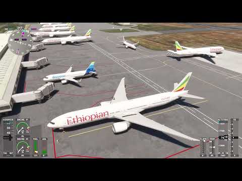 Cross Africa | HAAB-HKJK-FAOR | Ethiopian 777-300ER | VATSIM