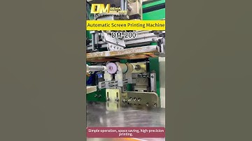 🎨 DM-200 Automatic Screen Printing Machine For Cosmetic Bottles