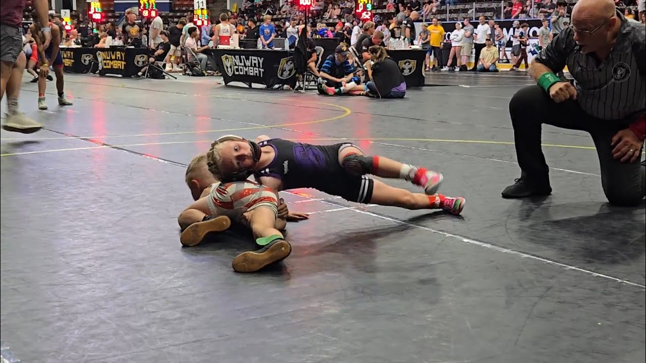 NUWAY Summer States 8/16/25 4th match individual #wrestling #youthwrestling #girlwrestler #subscribe