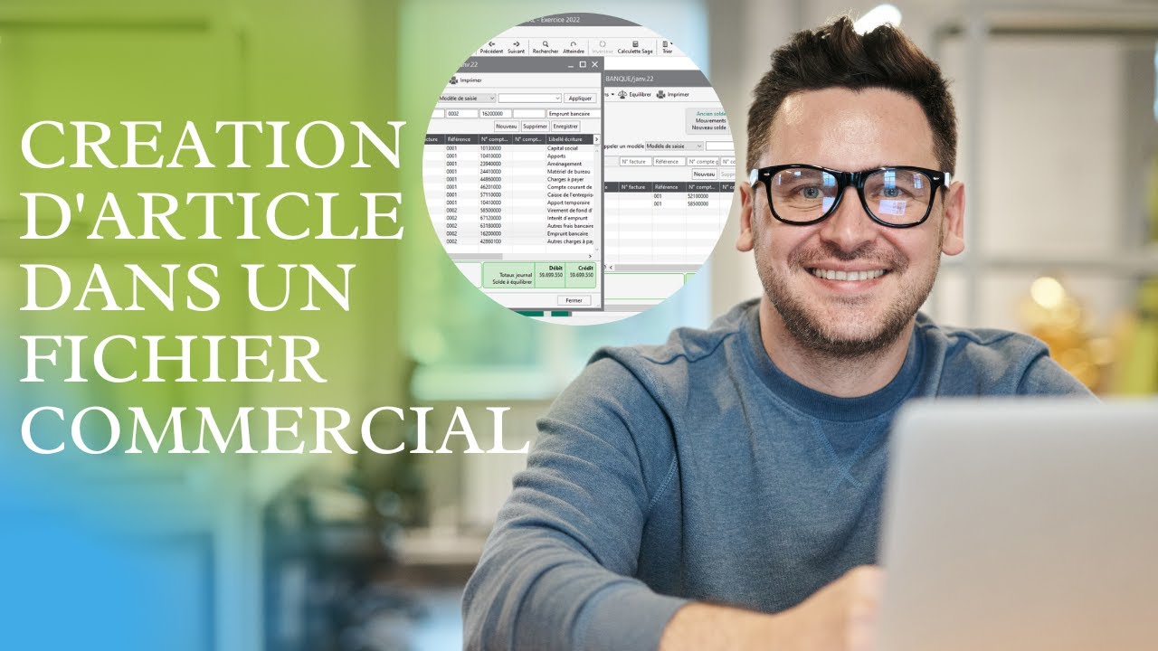 #N°26 :  CREATION D'ARTICLE SUR SAGE 100 GESTION COMMERCIALE  #sage  #saari   #gescom