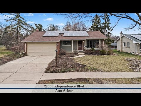 2153 Independence Boulevard, Ann Arbor, MI home video tour