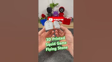 3D Printed Squid Game Flying Stone
