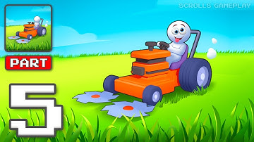 Stone Grass - Gameplay Walkthrough Part 5 - Harvest Grass and Expand Your Territory (iOS, Android)