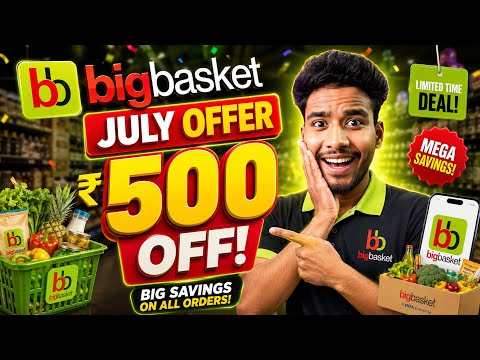 🔥 BigBasket Coupon Code Today 🛒 | Save More on Groceries 💰 Latest BigBasket Offers, Promo Codes