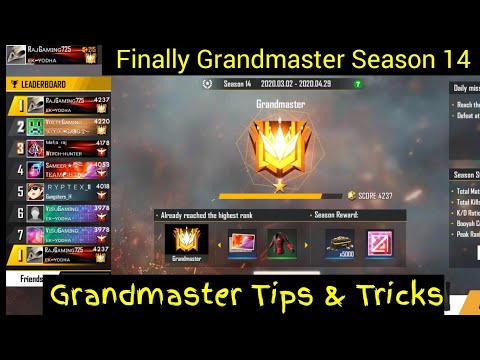 Grandmaster Rank Push Under 16 Hours Rank Season 14 Free Fire