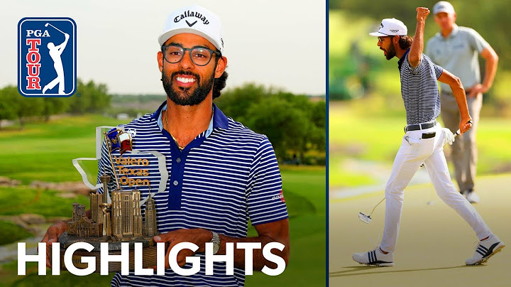 Akshay Bhatia's winning highlights from Valero Texas Open | 2024