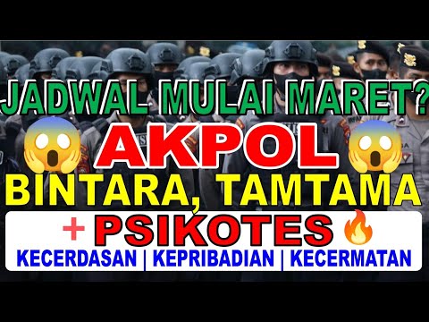 AKPOL, BINTARA, TAMTAMA POLRI 2024 - 2025 DIBUKA DIBULAN INI ... ?