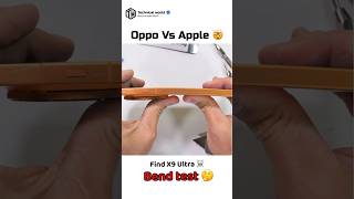 Oppo find X9 Ultra Vs iPhone 15 pro 🤯#Bend/durability test☠️#Will it survive🤔