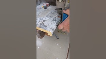 How a Chiseled Edge on Granite is Made #construction