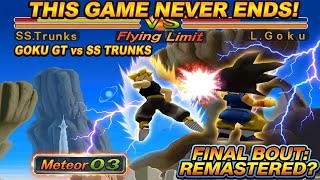 Dragon Ball GT: Final Bout PS1 Gameplay Super Saiyan Trunks #168 