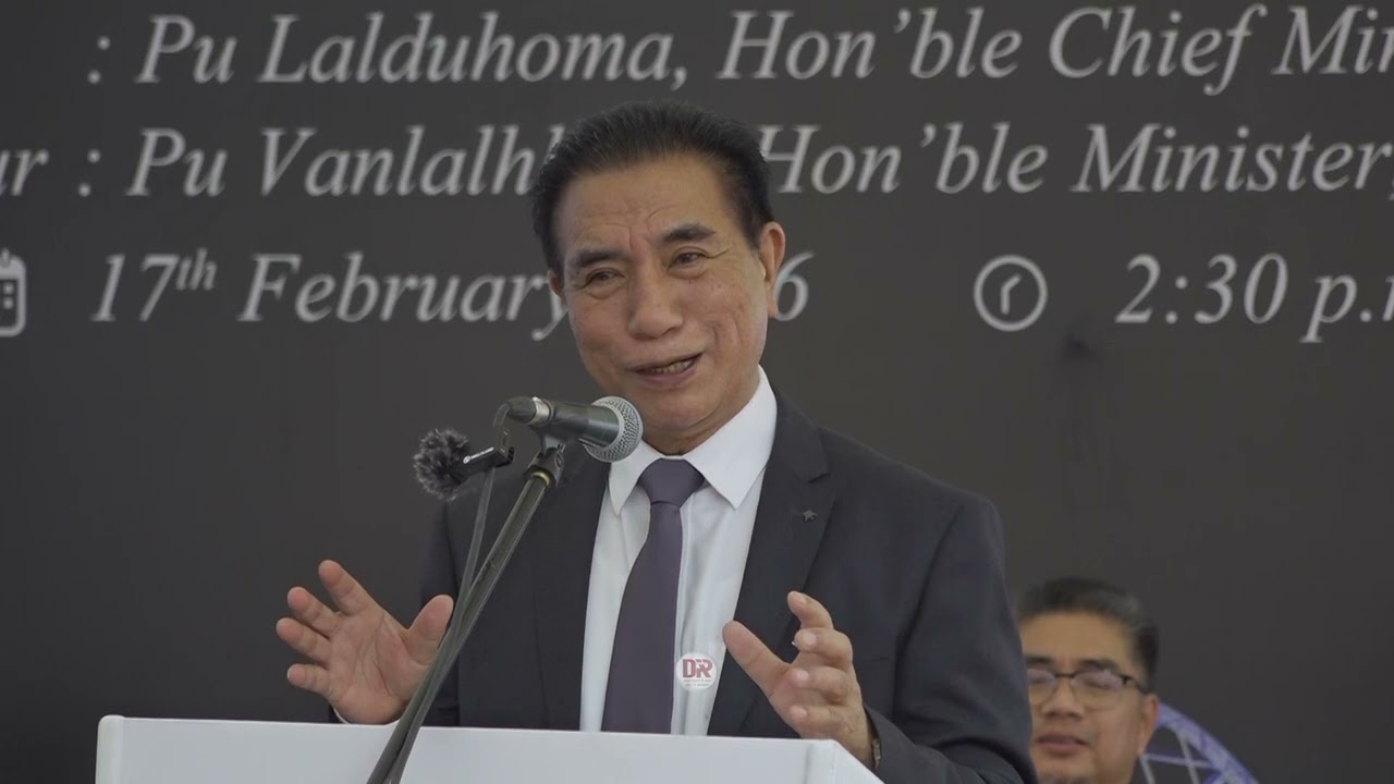 Chief Minister thusawi @ Tlawng Lei (Faith Bridge) hawnna. Ni 17.2.2026