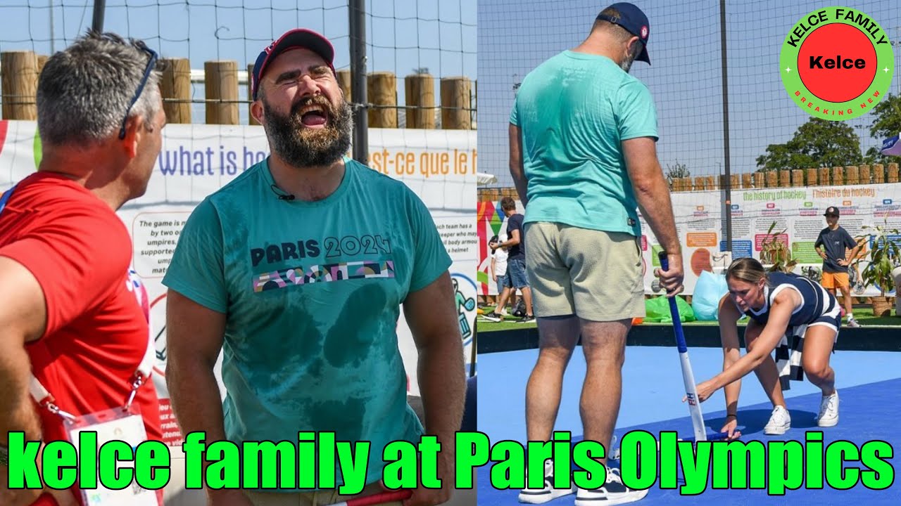 OMG! Jason and Kylie Kelce shine at the 2024 Paris Olympics with field