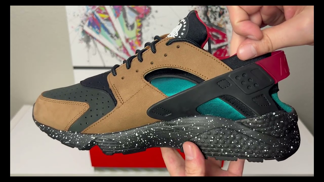 Nos vemos mañana Incentivo herramienta Nike Air Huarache Light British Tan Geode Green Review! - YouTube