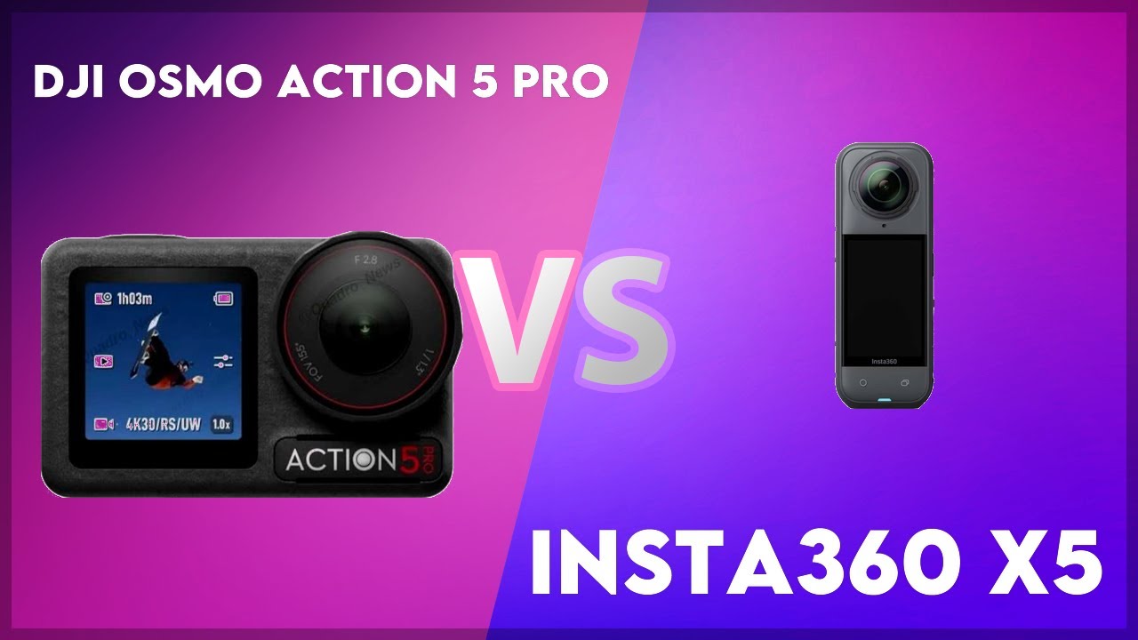 DJI Osmo Action 5 Pro vs Insta360 X5 Technical Comparison - YouTube