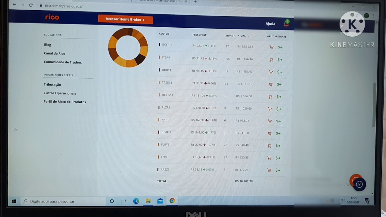 Aplicando 10 Mil Reais na bolsa - Montando a ARCA - # PRIMO RICO - YouTube