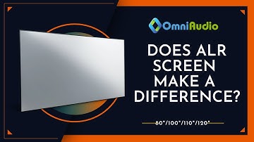 OmniSCREEN ALR Screens Introduction Video for Standard Throw Projector (Does It Make A Difference?)