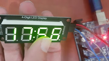 A nice Led display 4 digits based on the tm1637 ic for Arduino