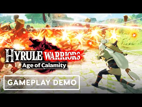 Hyrule Warriors: Age of Calamity - Impa vs. Hinox Gameplay Commentary