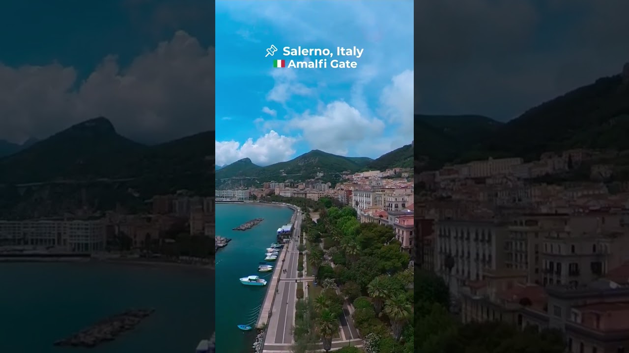 🇮🇹 Golden Salerno, Italy | 4K Drone Tour of the Bay