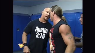 Shawn Michaels Cant Face Bret Hart You Own It All To That Scum Your Partner Stone Cold Steve Austin