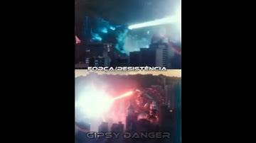 Godzilla MV Vs Mechagodzilla & Gipsy Danger #godzilla #gipsydanger  #monsterverse #edit