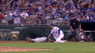 CWS@KC: Royals challenge tag play, call stands