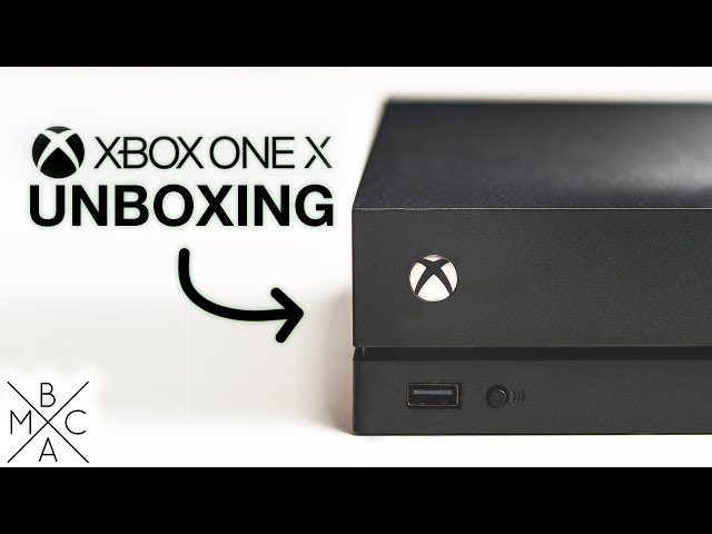 Xbox One X UNBOXING: Is It Really Any Better? - YouTube