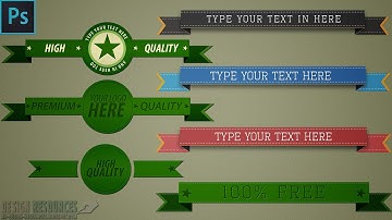 How to Create Cool Ribbons and Banners — Photoshop Tutorial