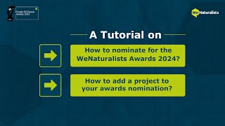 Nominate for the WeNaturalists People of Nature Awards 2024 | Step-by-Step Guide