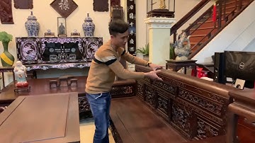 Trường Kỷ Huế Đẹp Lối Cổ Xưa - Sập Gụ Tủ Chè Đẹp - Nội Thất Đồ Gỗ Sang Trọng - Nội Thất Nhà Gỗ Cổ