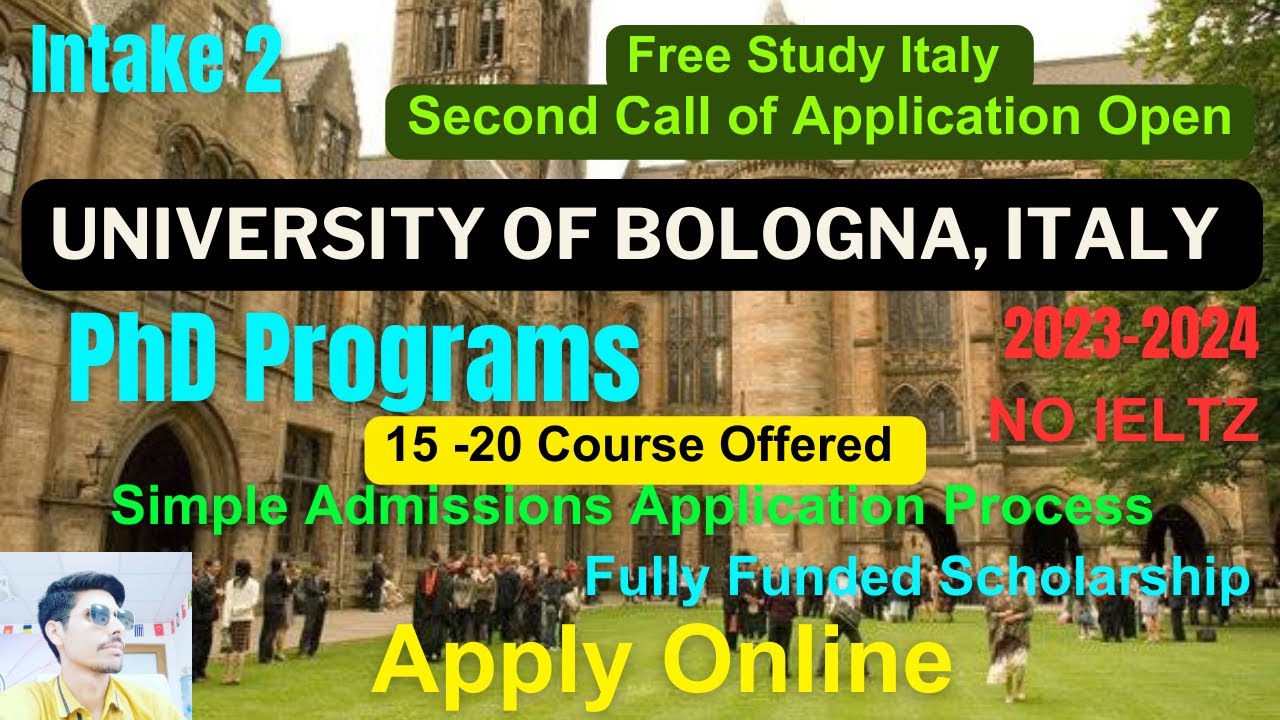 university of bologna phd admission
