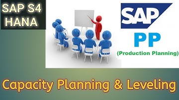 SAP PP Capacity Planning & Leveling